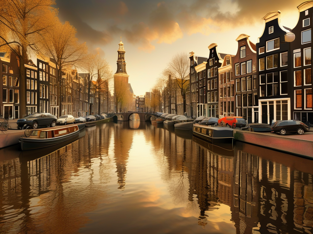 Amsterdam Travel Guide Amsterdam cityscape with canals and historic buildings