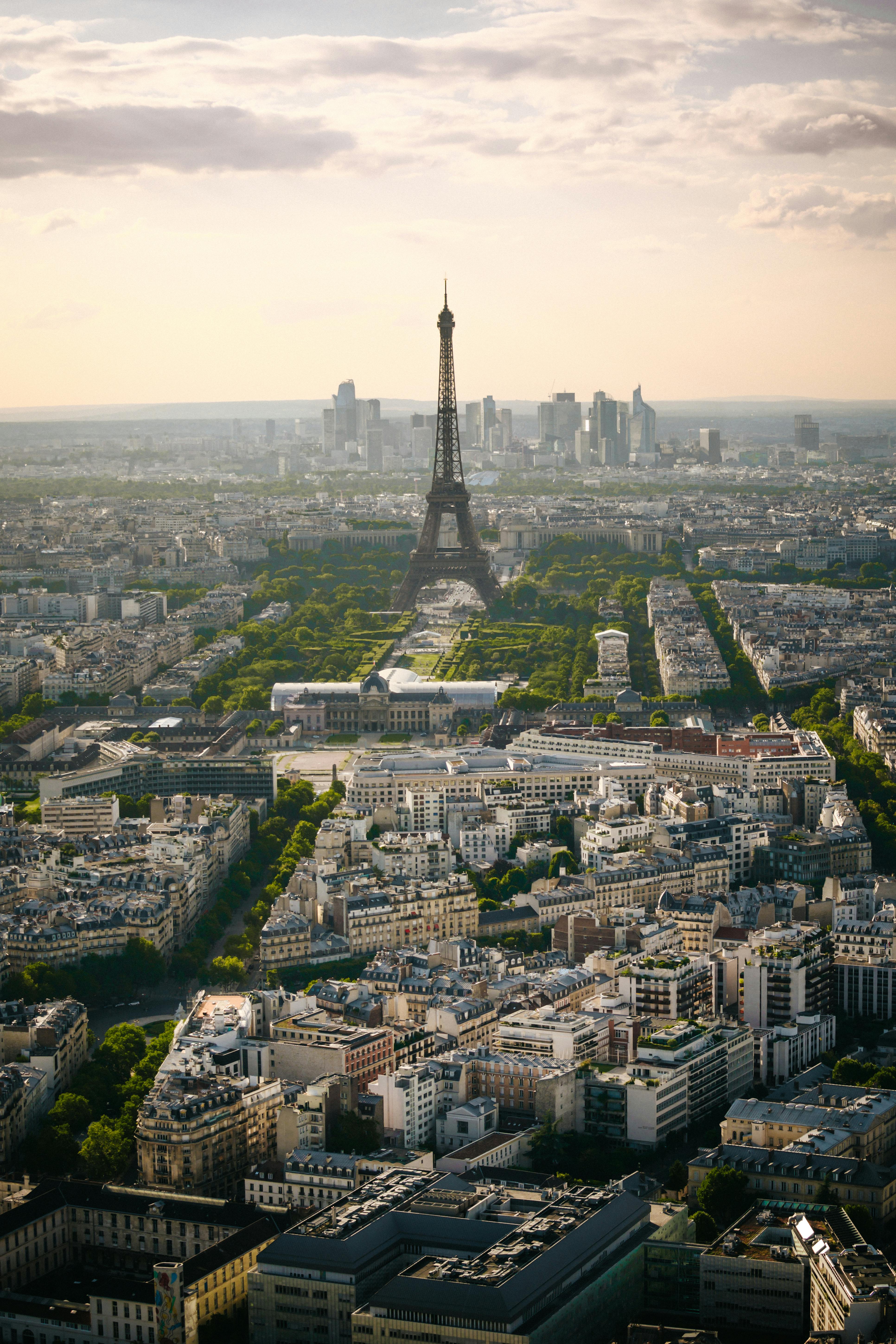 Paris Travel Attractions scenic cityscape of European capital