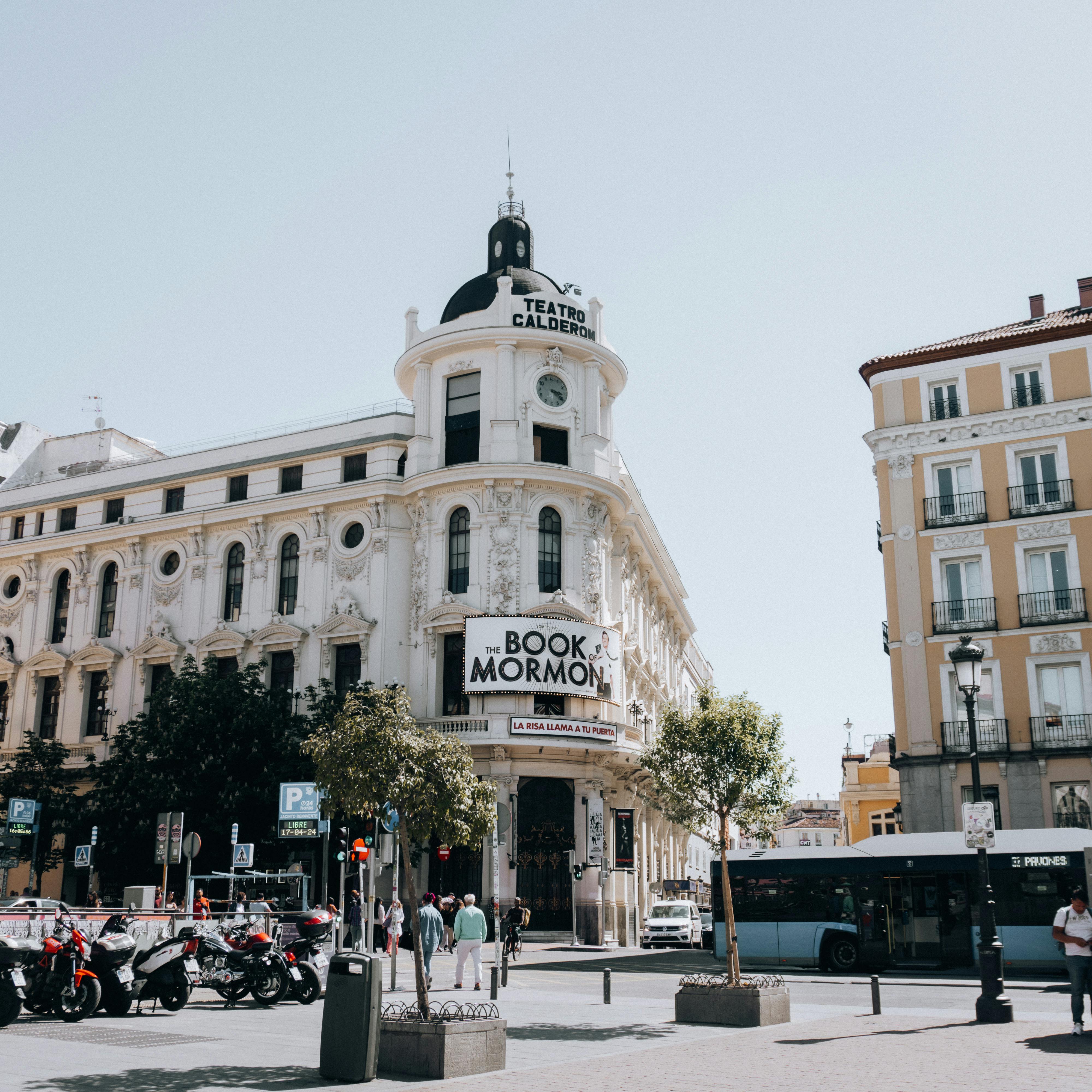 Madrid Budget Travel Guide Historic Madrid square with cafes and architecture