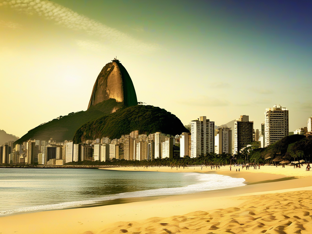 Brazilian landmarks, beaches, and cityscape