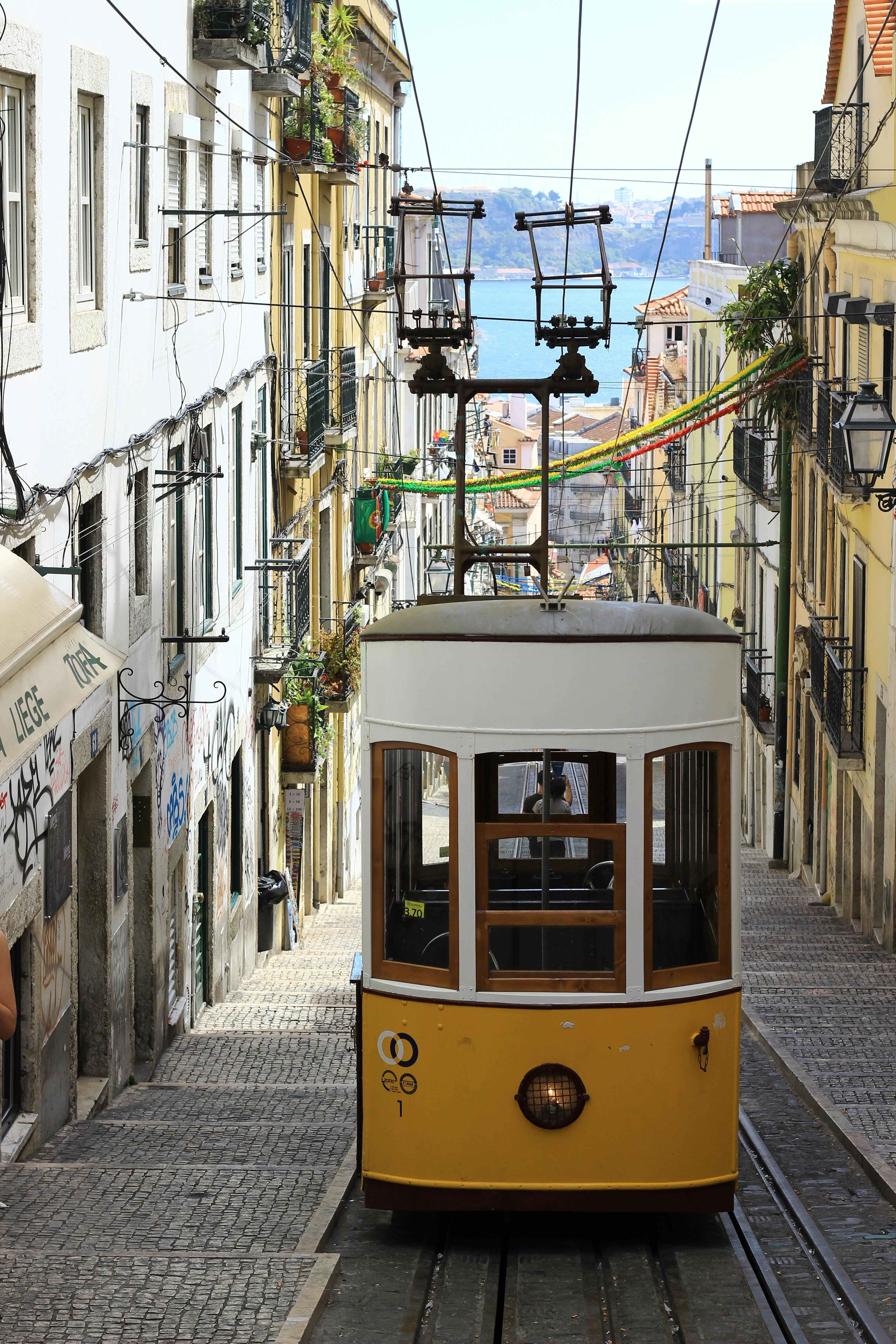 Lisbon cityscape, historic neighborhoods, vibrant streets