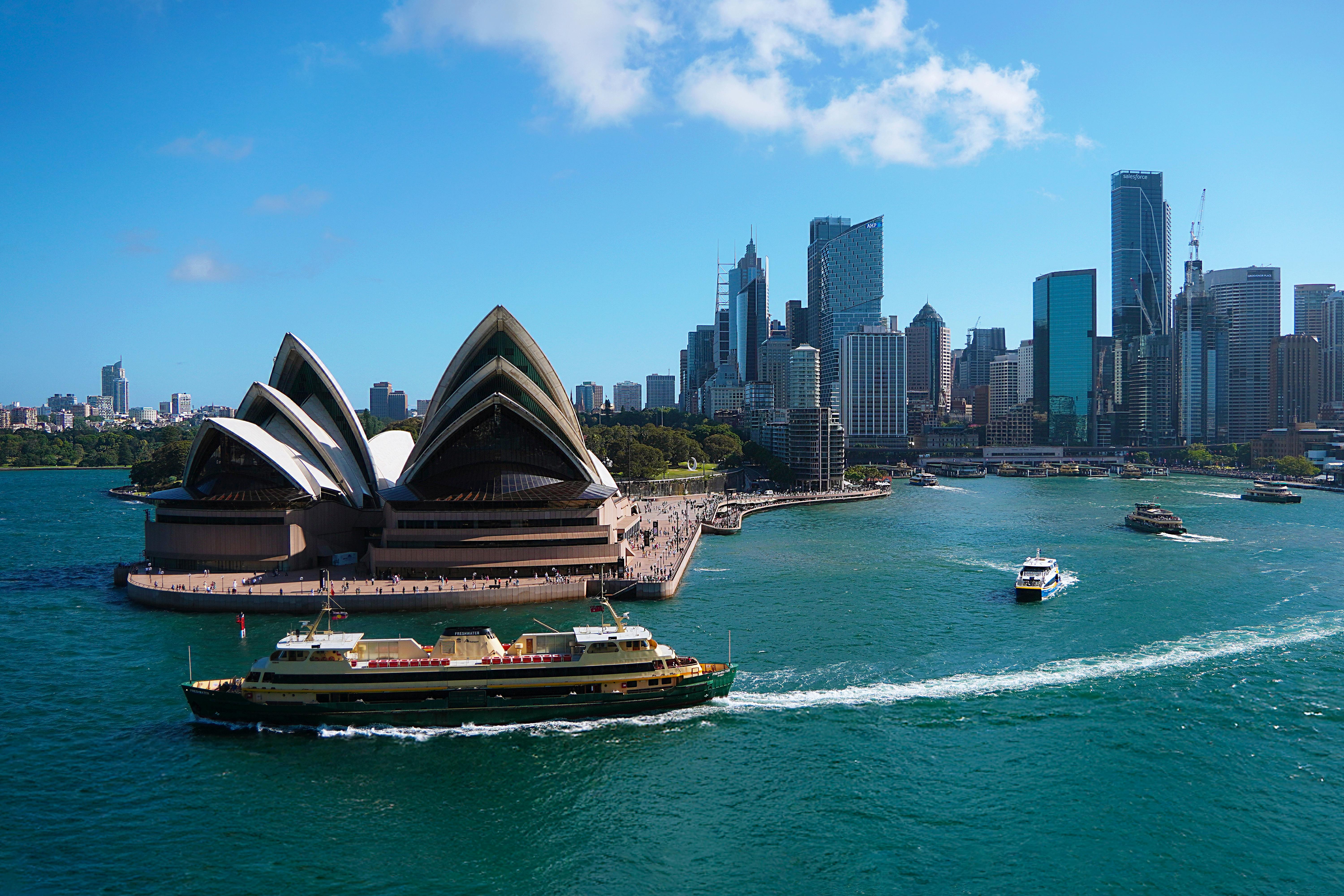 Sydney landmarks and skyline